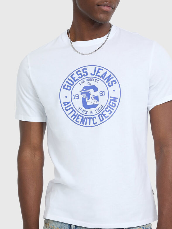 Cotton T-shirt with logo print - 4