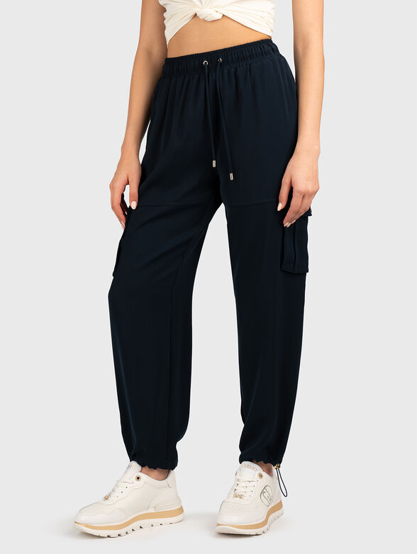 Cargo trousers with logo - 0