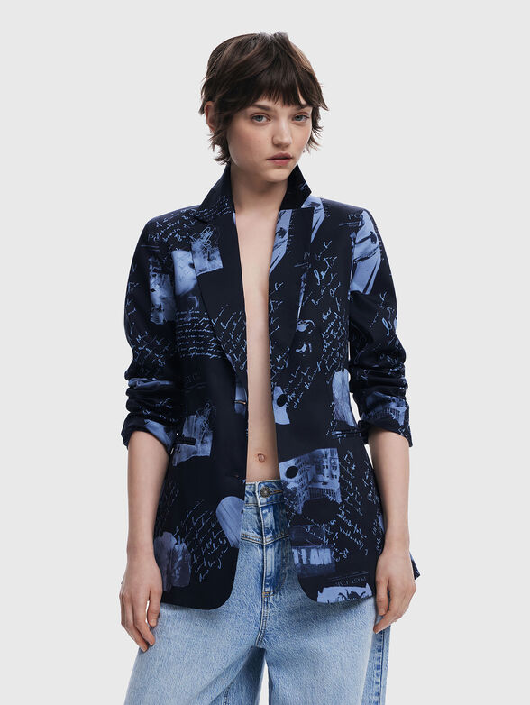 VERONA blazer with print - 1