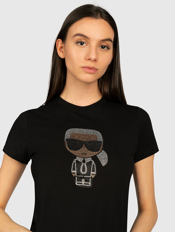IKONIK T-shirt with rhinestone logo - 2