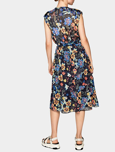 DONNA Midi skirt with floral print - 5