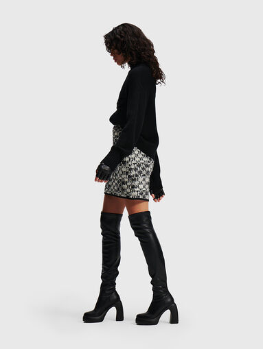 Boucle mini skirt - 4