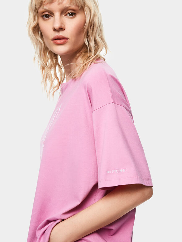 LULA Black t-shirt DUA LIPA X PEPE JEANS - 2