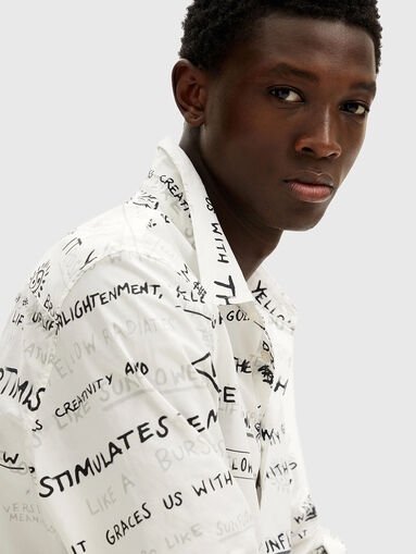 PAUL shirt with contrasting inscriptions - 5