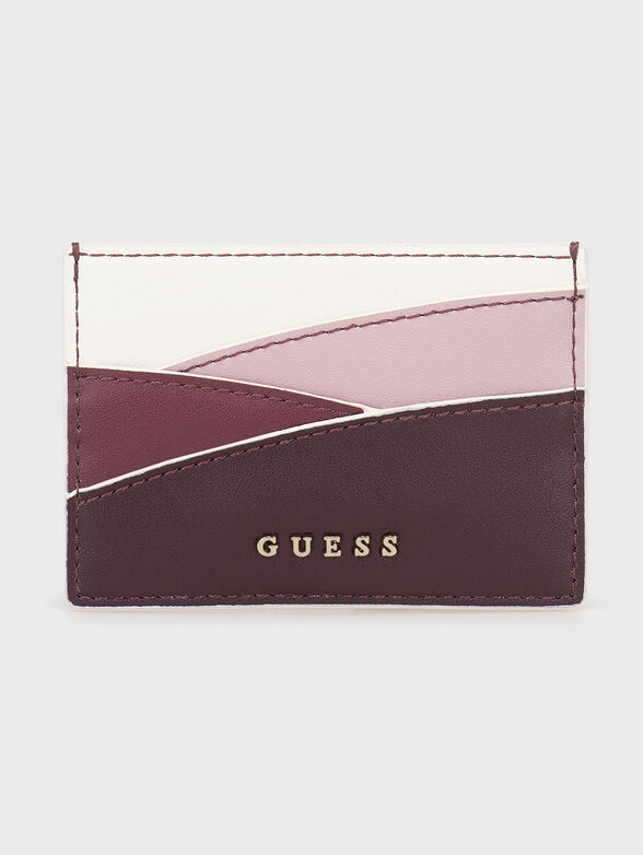 Card holder with contrasting elements - 1
