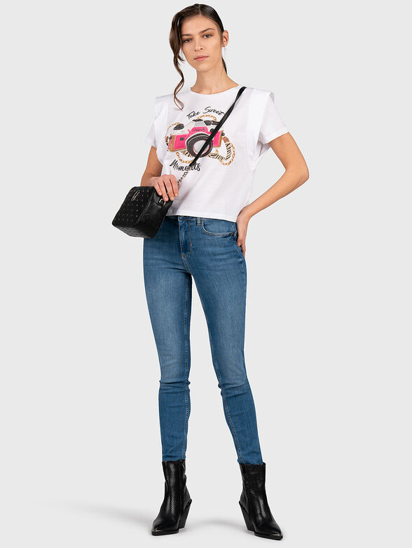 Skiny jeans with logo details - 3