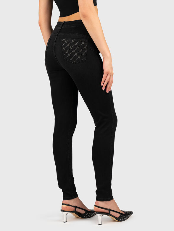 Slim jeans with rhinestones - 2