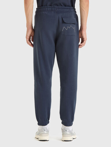 Unisex navy blue sweatpants - 3