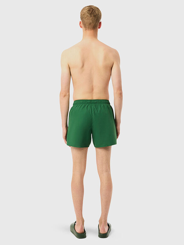 Yellow shorts with logo detail - 2
