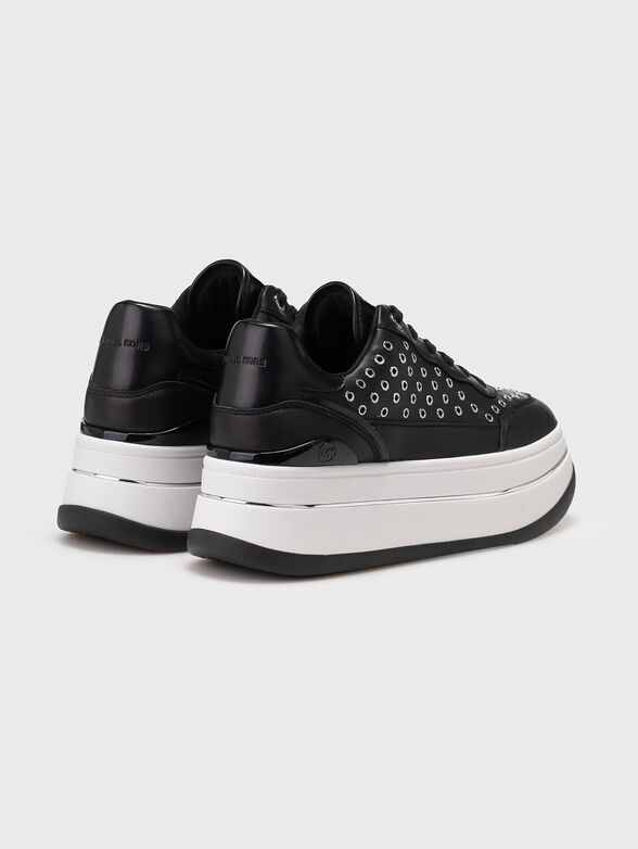HAYES leather sports shoes on platform - 2