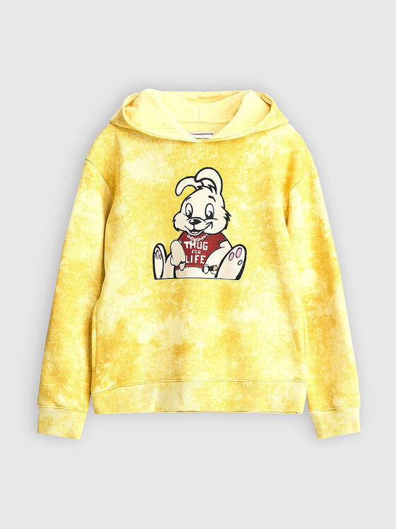 BUNNY sweatshirt with print - 1