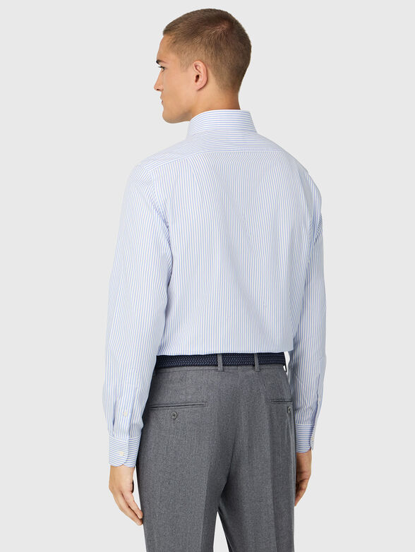 Regular fit striped cotton shirt - 3