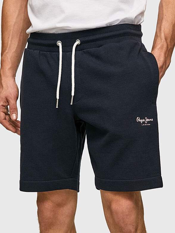 EDWARD blue shorts with ties - 3