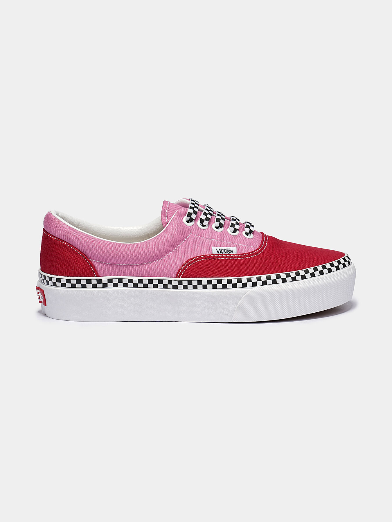 Pink and red shoes discount