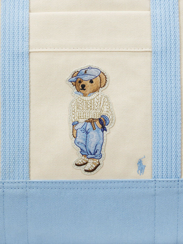 Polo Bear canvas tote bag - 5