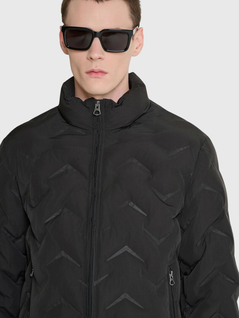 Black regular fit jacket - 3