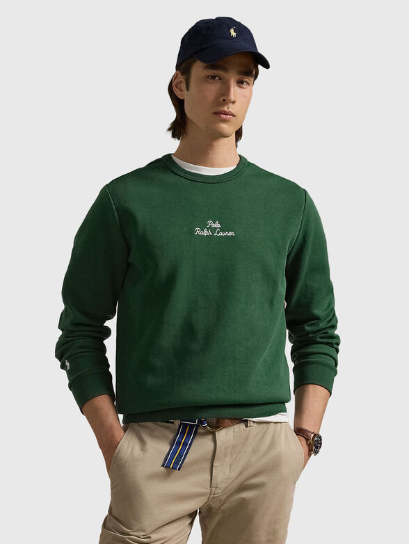 Sweatshirt with contrasting logo - 1