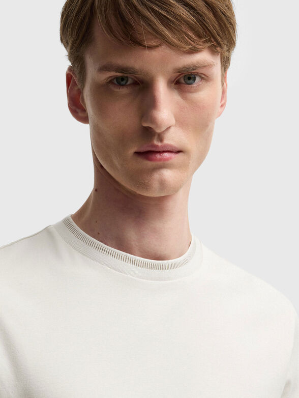 H-TESSLER T-shirt with accent stitching - 4