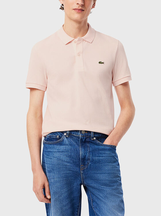 Слим поло-шърт от пике - 1