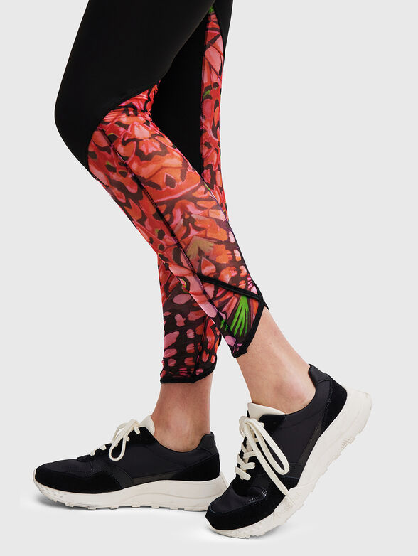 Sports leggings with contrasting details - 3