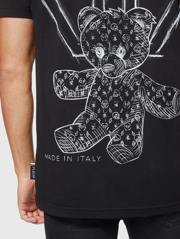T-shirt with TEDDY BEAR print on the back - 4