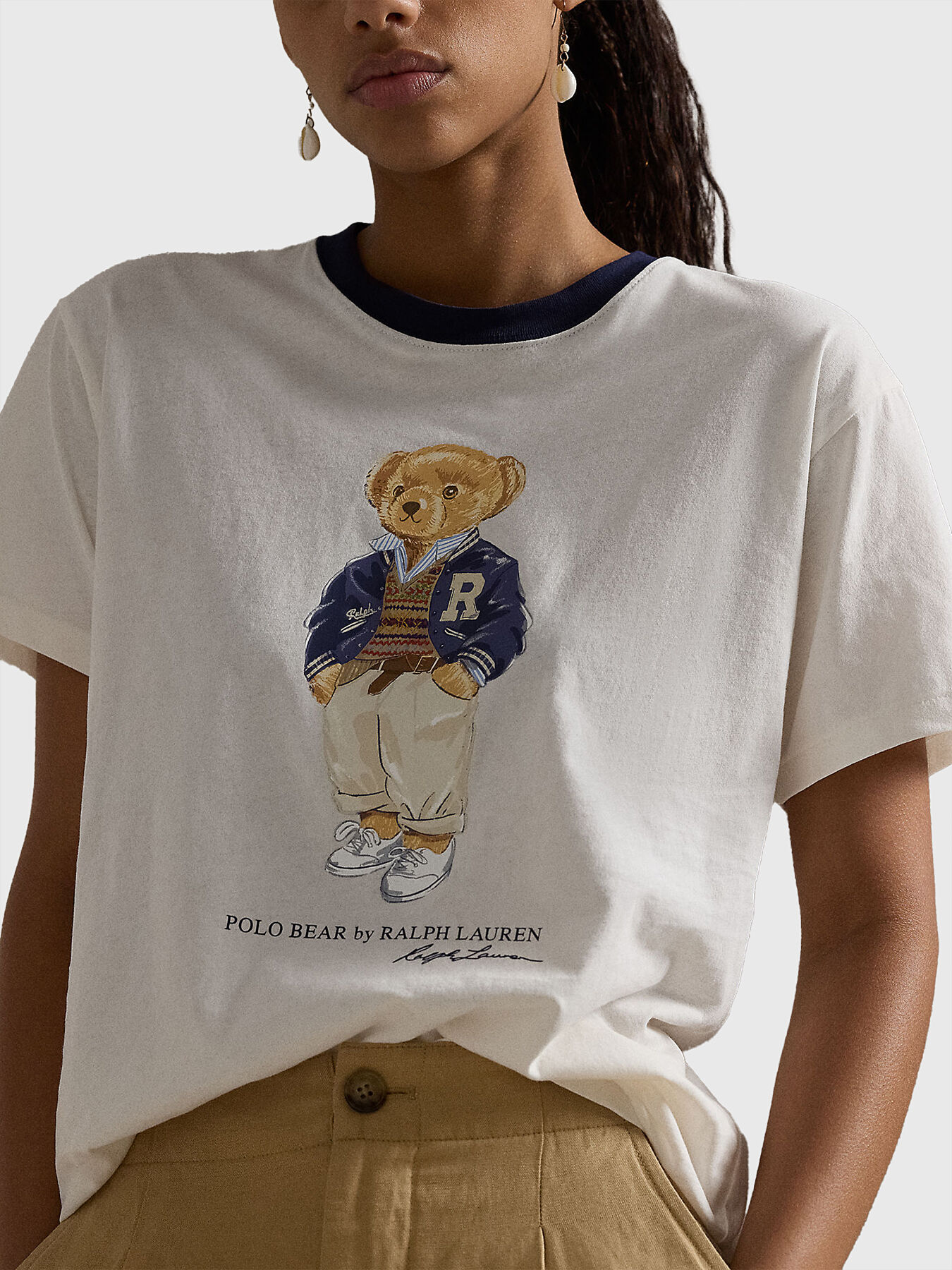 T-shirt with Polo Bear print brand POLO RALPH LAUREN