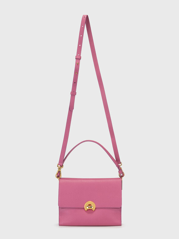 Crossbody bag with gold clasp  - 2