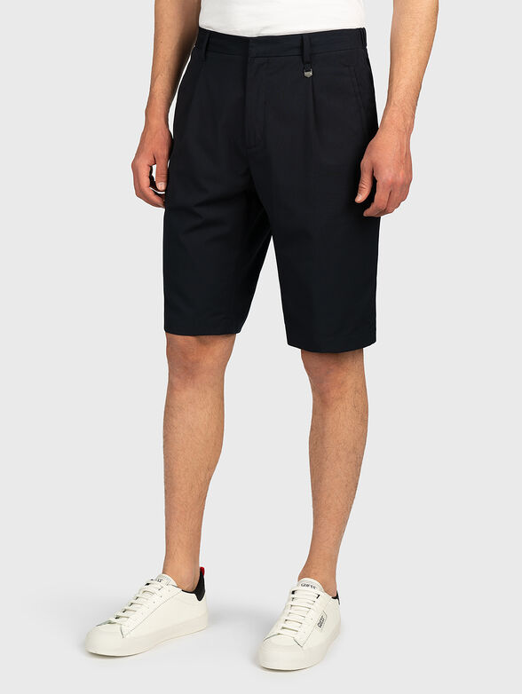 Short pants in dark blue color - 1