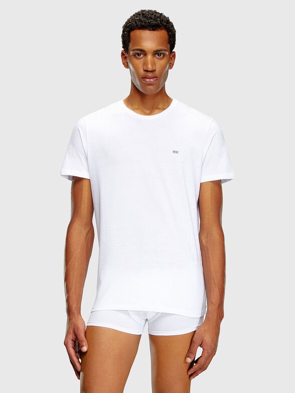 Set of three black cotton t-shirts - 2