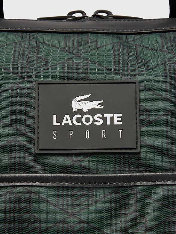 Duffel bag with monogram print - 5