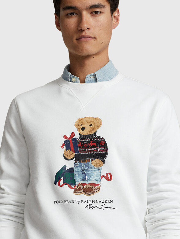 Sweatshirt with Polo Bear print  - 4