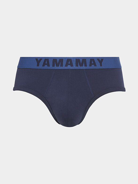 FASHION COLOR Briefs in black - 1