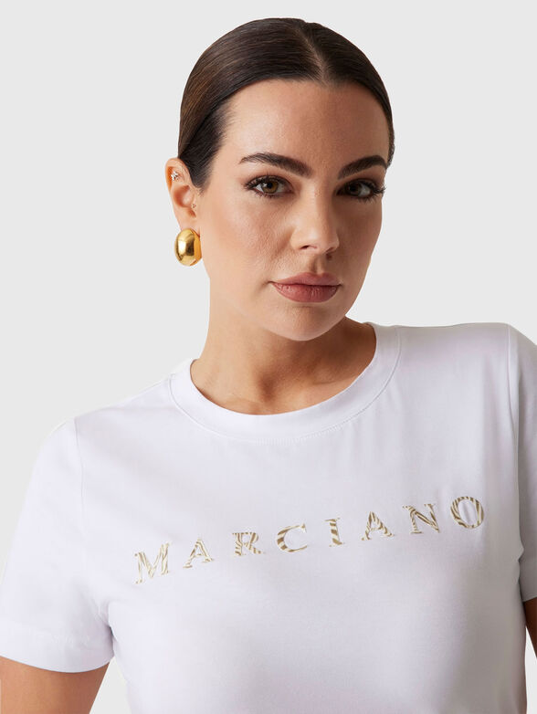 CANDY cotton t-shirt with an oval neckline - 4