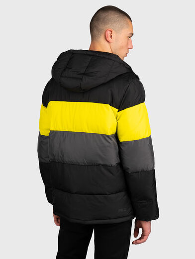 PIRRO padded jacket with color-block effect - 2