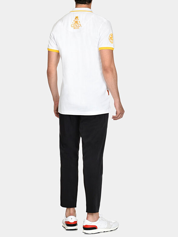 PS007 Polo-shirt with accent art details - 2