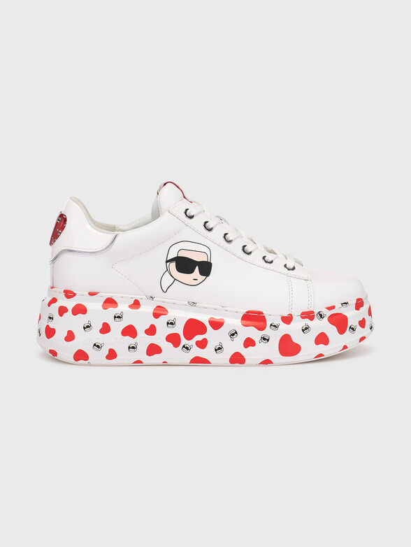ANAKAPRI sports shoes with heart accents - 1