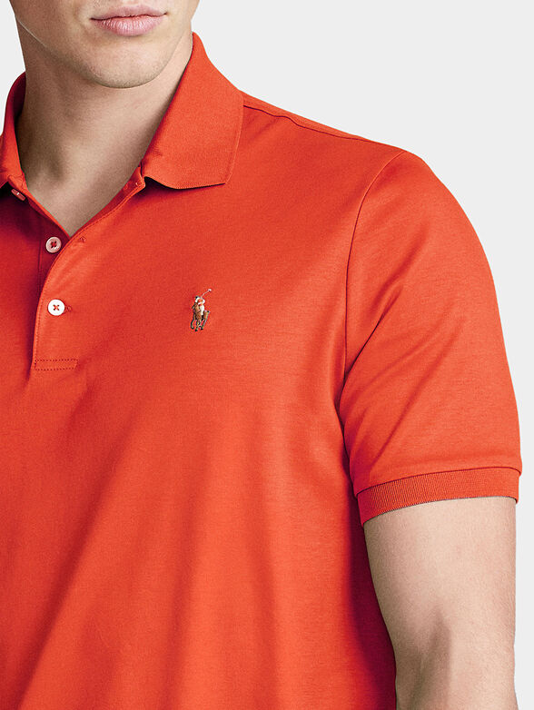 Cotton polo-shirt with logo - 3