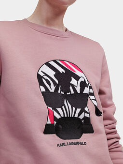 IKONIK KARLIMAL sweatshirt with animal print - 5