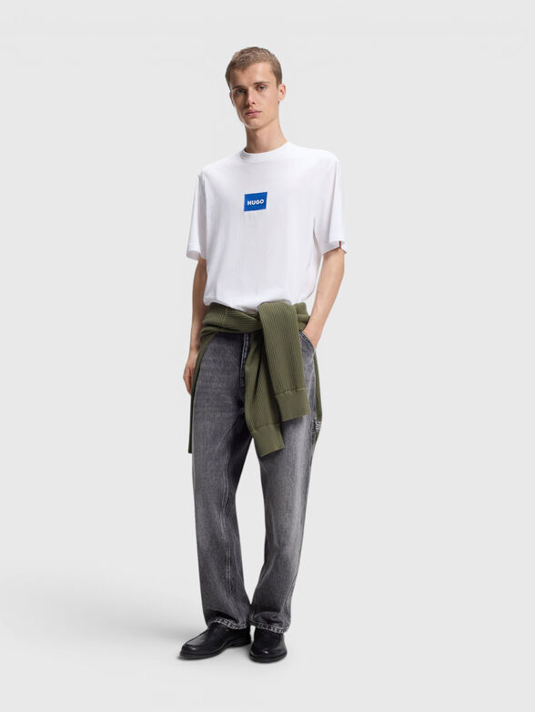 Cotton T-shirt with a crew neck - 2