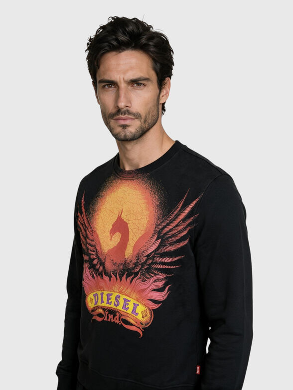 Sweatshirt with a graphic print - 4