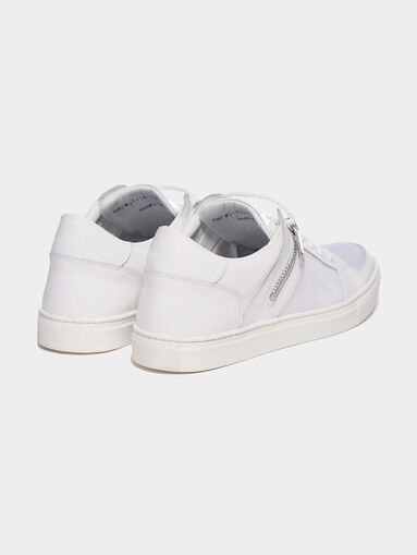 White leather sneakers - 3