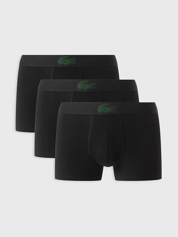 Set of three pairs of boxer with logo - 1