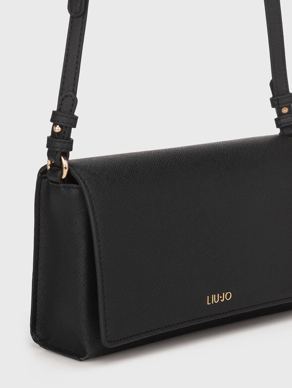Black handbag with two straps - 4