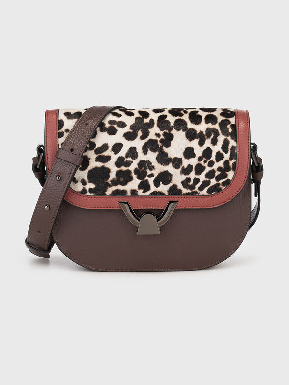 Crossbody bag with animal print - 1