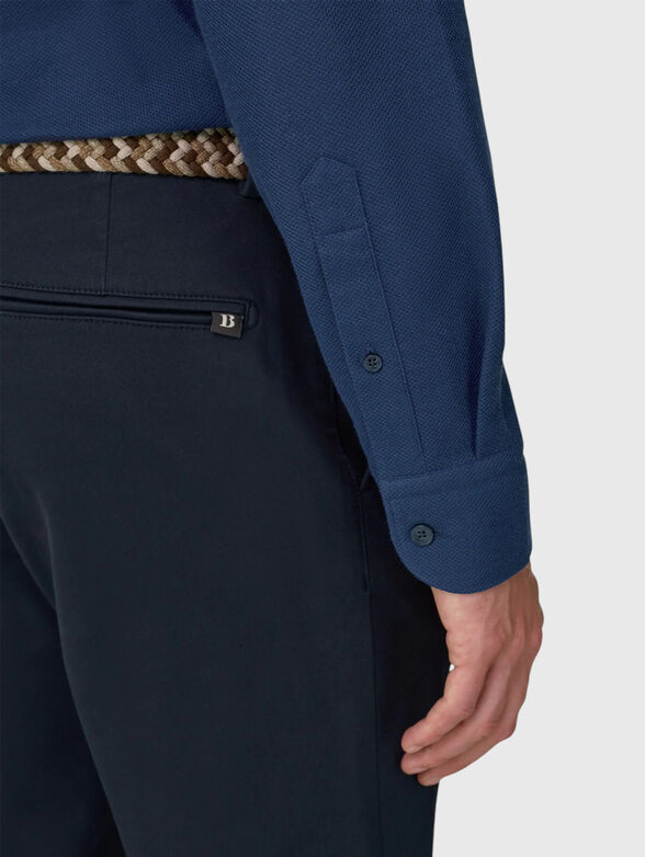 Dark blue polo shirt - 4