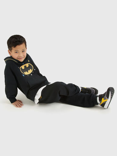 SUPERHEROES black sweatshirt with logo  - 5