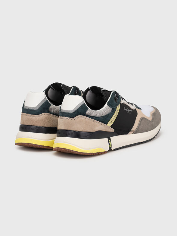 LONDON PRO URBAN sneakers with coloured inserts - 3