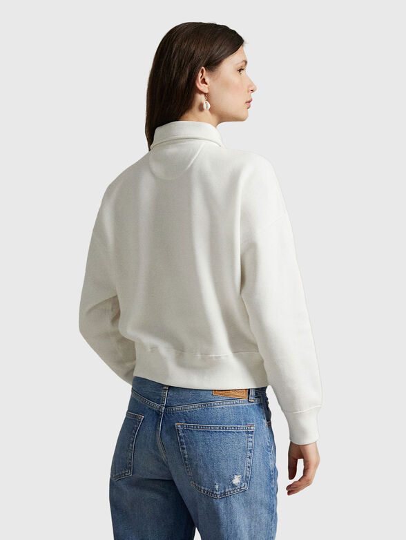 High-neck sweatshirt with zip - 3