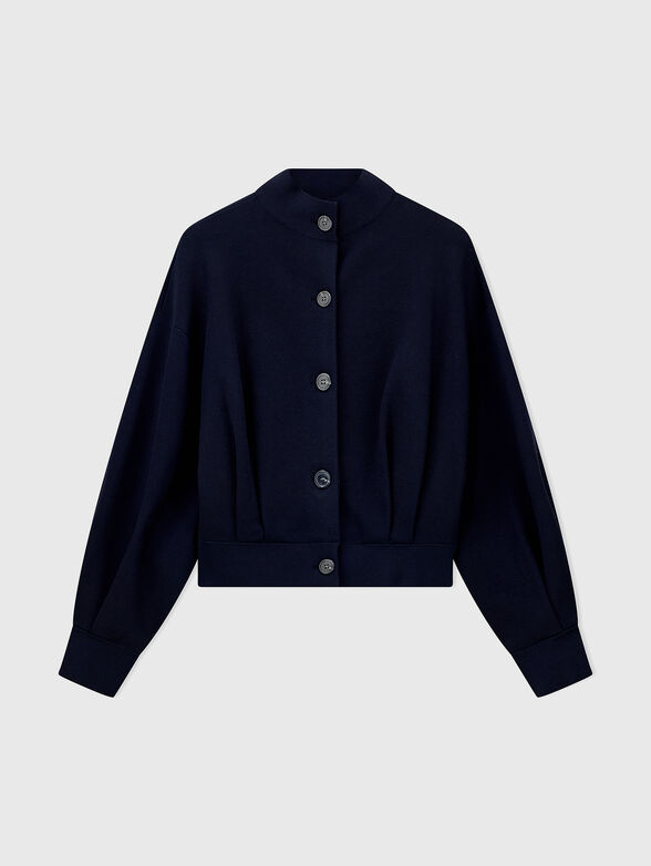 Dark blue jacket with buttons - 1