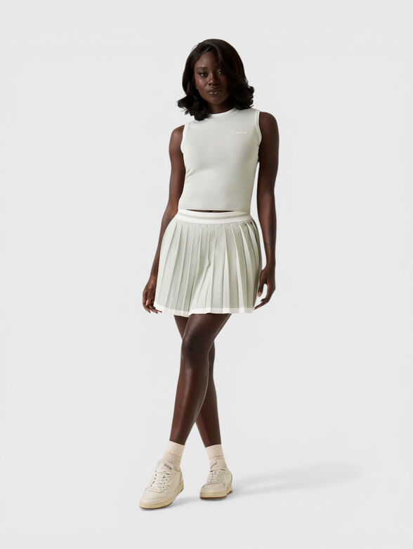 Mini pleated skirt  - 4